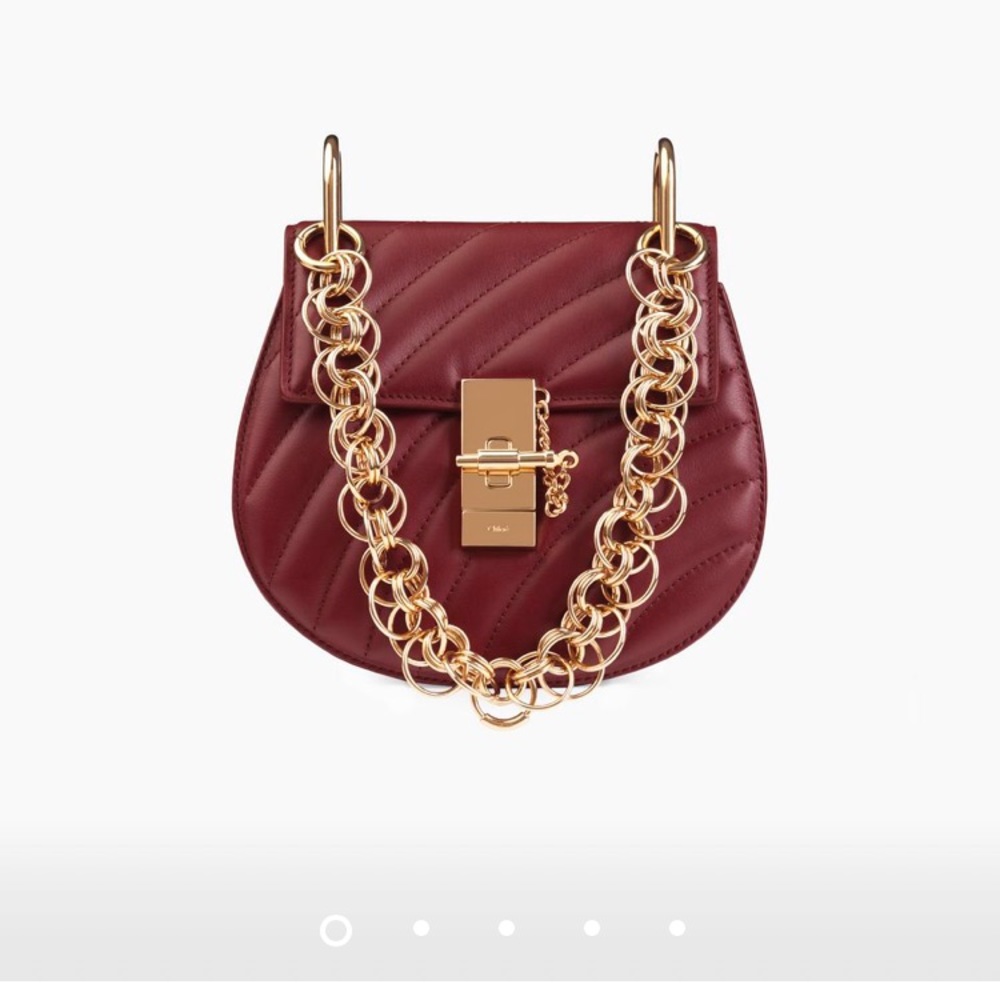 CHLOÈ Mini Drew Bijou handbag - Plum Purple